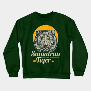 Sumatran Tiger Crewneck Sweatshirt